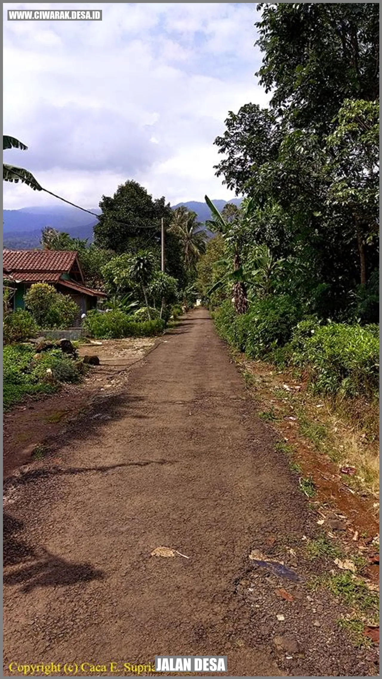 jalan desa Ciwarak