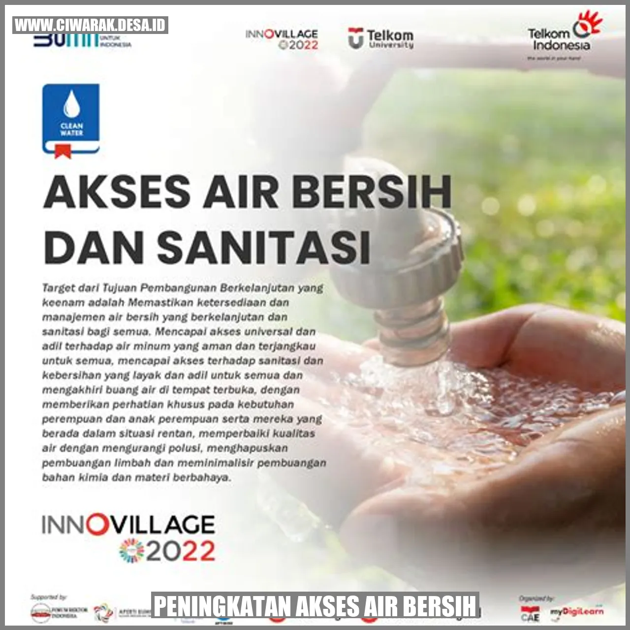 Peningkatan Akses Air Bersih